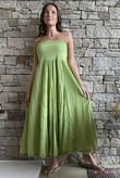 Songbird Bandeau Skirt Dress Kiwi 